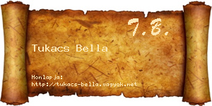 Tukacs Bella névjegykártya